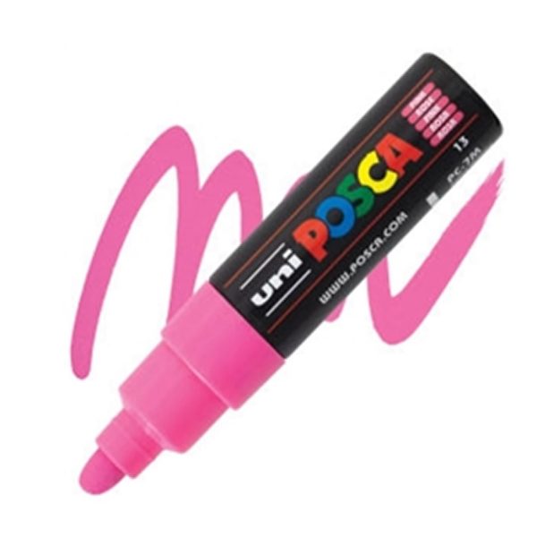 Marker POSCA PC-7M 4.5-5.5MM NEON ROZA
