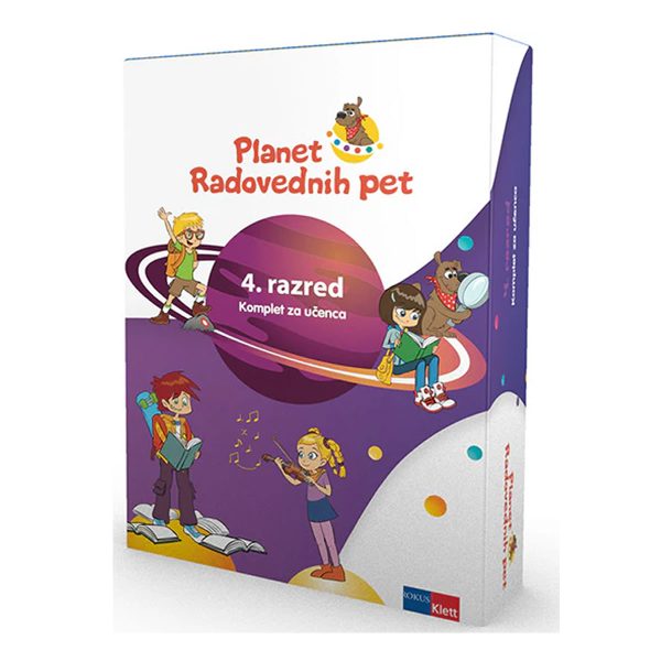 DELOVNI ZVEZEK PLANET RADOVEDNIH PET 4, KOMPLET DZ