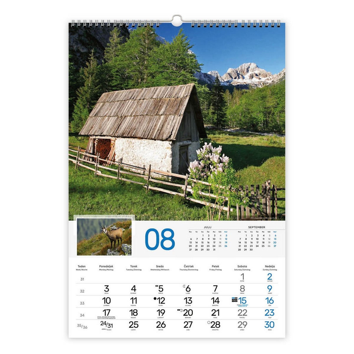 Koledar NARAVNI PARKI SLOVENIJE 2026 - slika 10