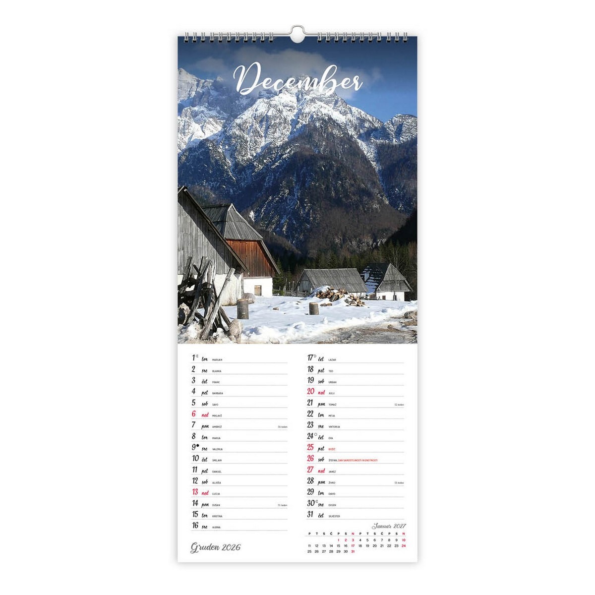 Koledar NA LEPŠE PO SLOVENIJI 2026 - slika 14