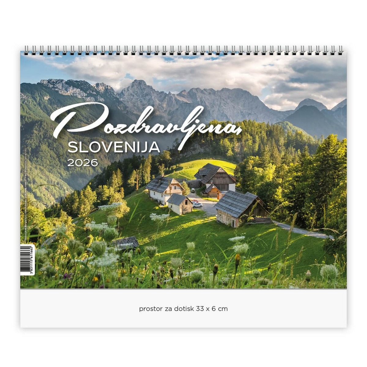 Koledar POZDRAVLJENA SLOVENIJA 2026 2 DELNI - slika 2