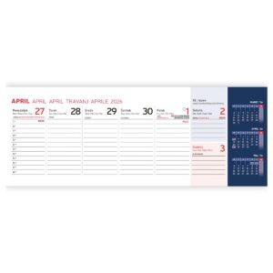 Koledar NAMIZNI LEŽEČI FIX T. MODER 2026