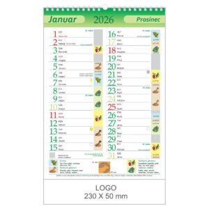 Koledar SETVENI 2026