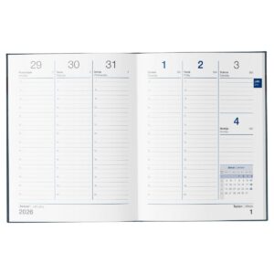 Poslovnik TEDENSKI Z DATUMI MODRA 2026