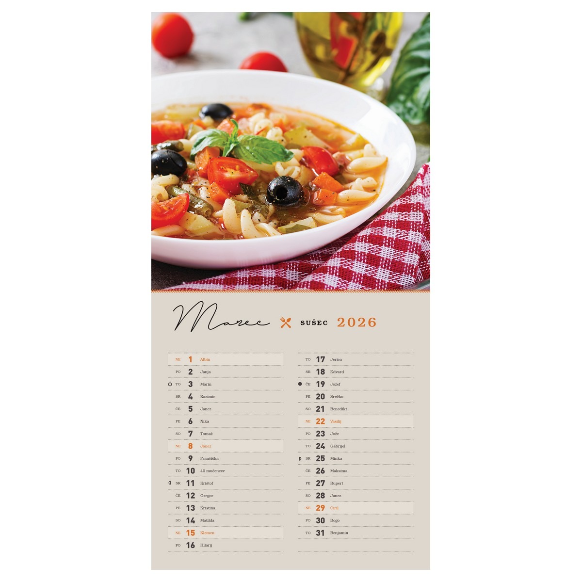 Koledar Z OKUSOM DOMAČEGA 2026 Koledar Z OKUSOM DOMAČEGA 2026 - slika 4