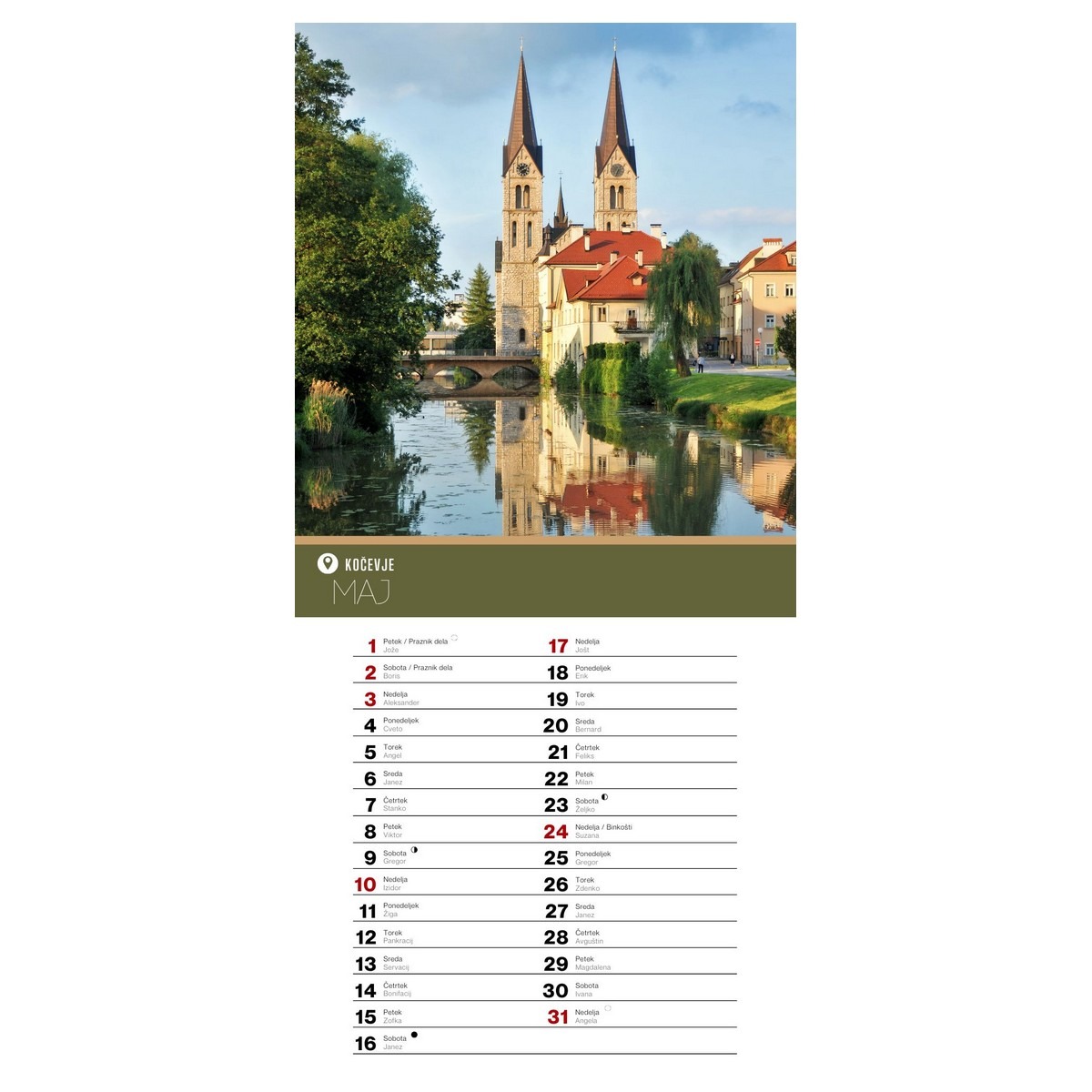 Koledar LEPA SLOVENIJA 2026 - slika 6