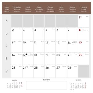 Koledar MUCE 2026 Koledar MUCE 2026