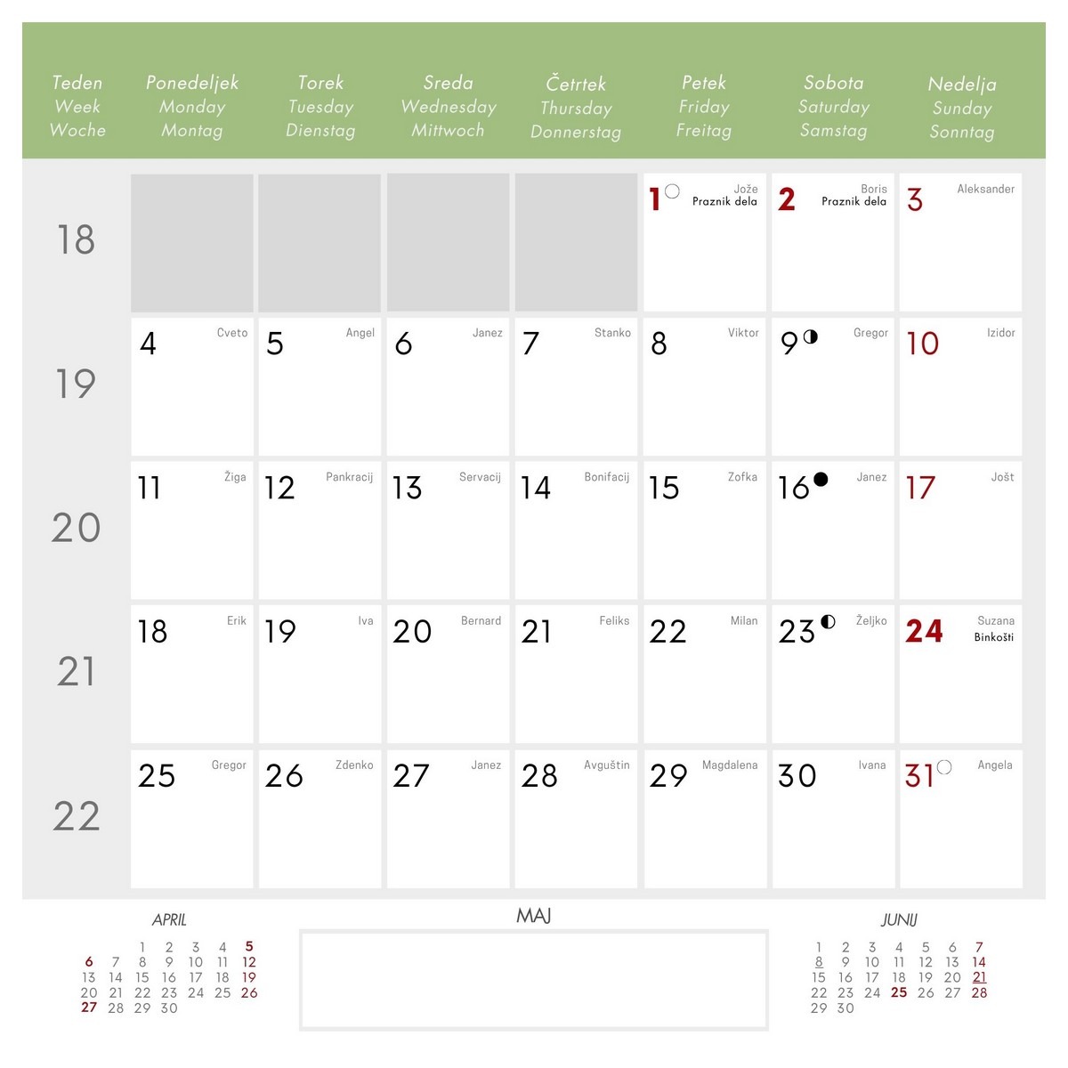 Koledar MUCE 2026 Koledar MUCE 2026 - slika 11