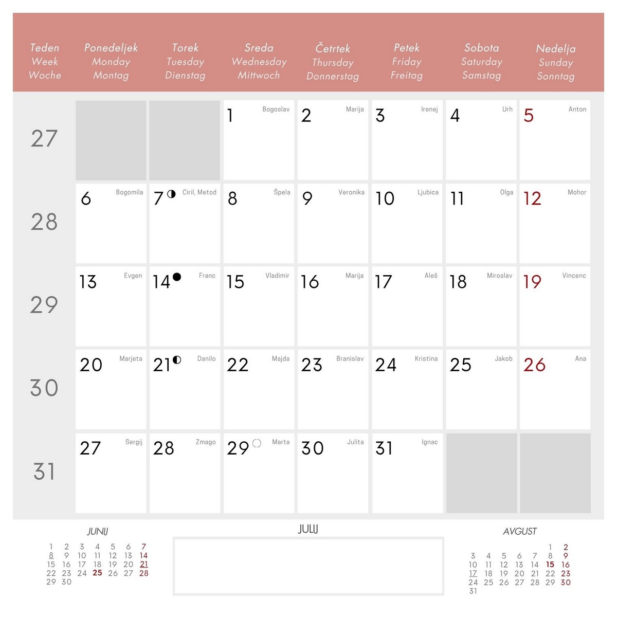 Koledar MUCE 2026 Koledar MUCE 2026 - slika 15