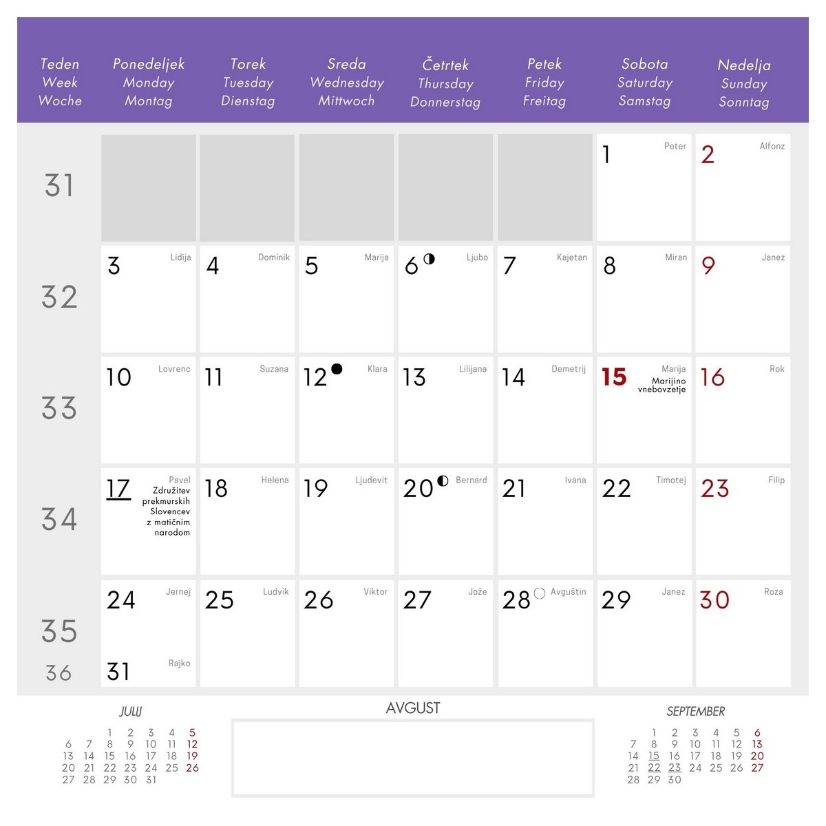 Koledar MUCE 2026 Koledar MUCE 2026 - slika 17
