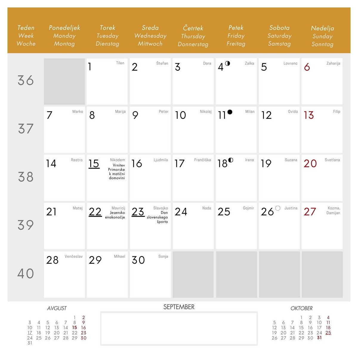 Koledar MUCE 2026 Koledar MUCE 2026 - slika 19