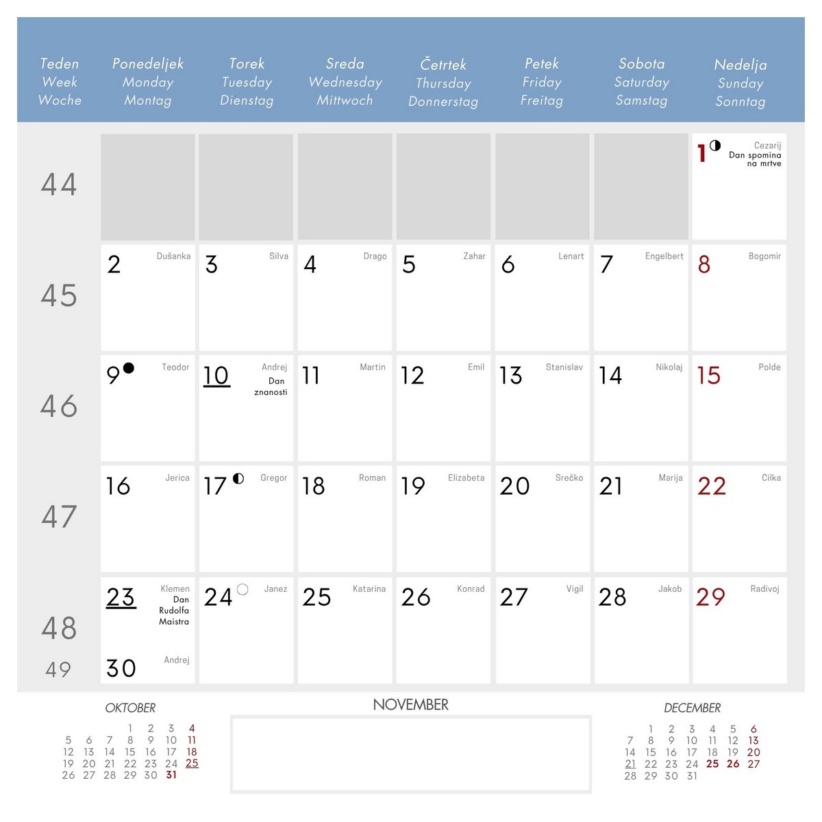 Koledar MUCE 2026 Koledar MUCE 2026 - slika 23