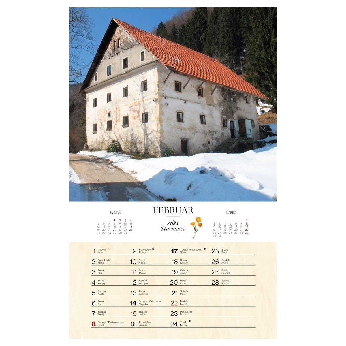 Koledar DOMAČIJE SLOVENIJE 2026 - slika 3