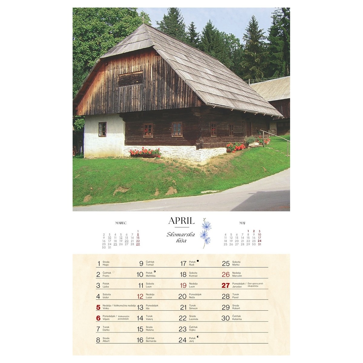 Koledar DOMAČIJE SLOVENIJE 2026 - slika 5