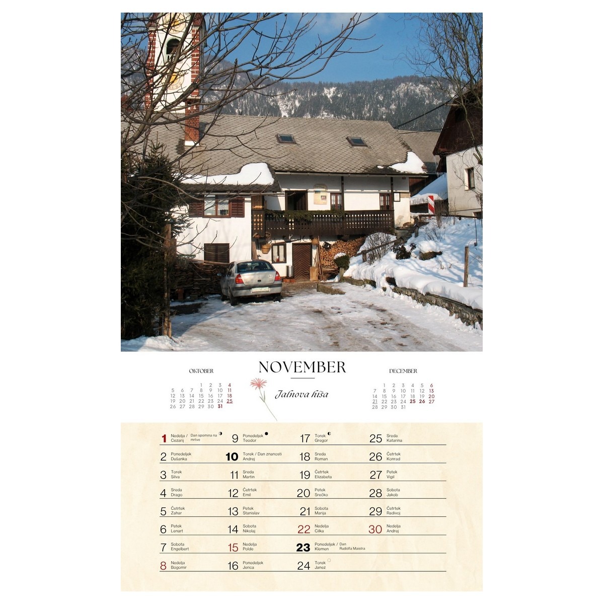 Koledar DOMAČIJE SLOVENIJE 2026 - slika 12