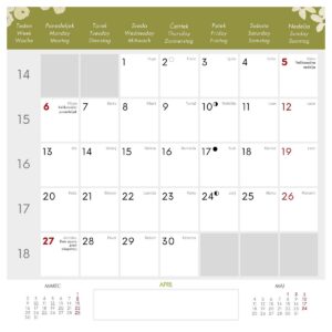 Koledar AKVAREL 2026