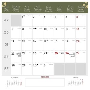 Koledar AKVAREL 2026