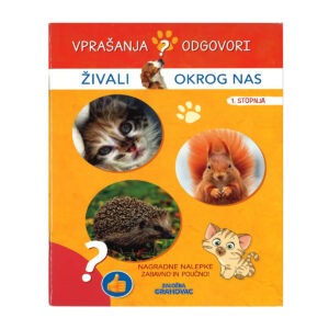 Knjiga Z NALEPKAMI ŽIVALI OKROG NAS