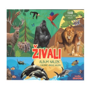 Knjiga Z NALEPKAMI ŽIVALI PO SVETU
