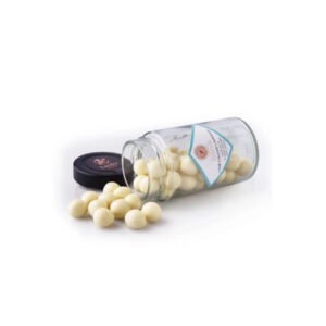Kroglice LEŠNIKI OBLITI Z BELO ČOKOLADO+KOKOS 125G