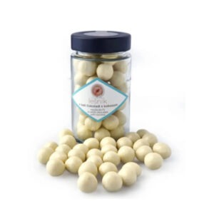 Kroglice LEŠNIKI OBLITI Z BELO ČOKOLADO+KOKOS 125G