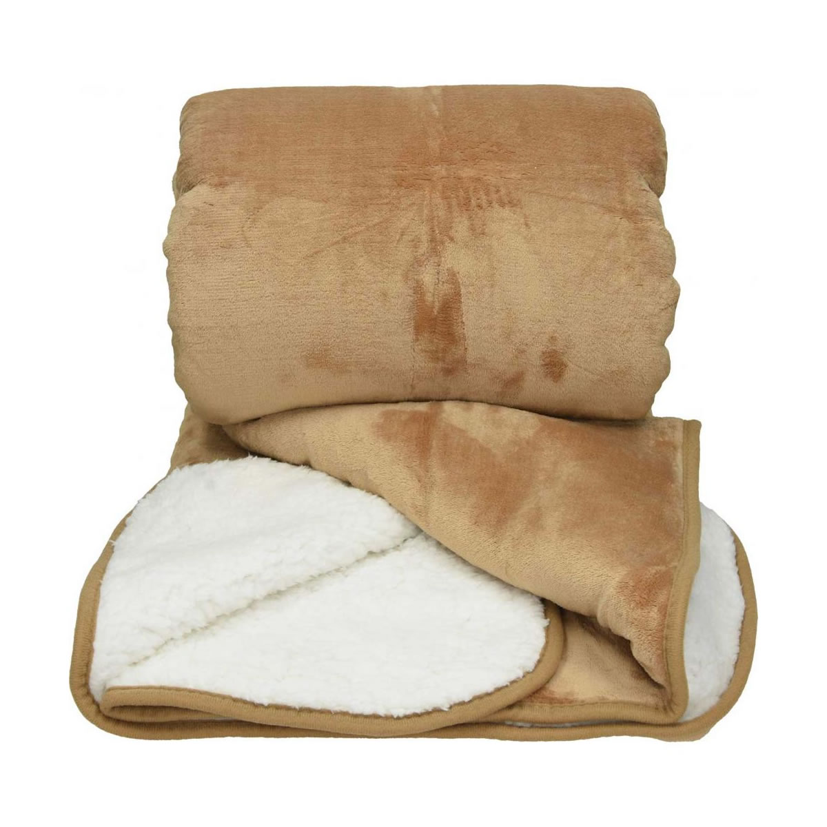 Odeja SHERPA 130 X 180 CM 380GSM BEŽ Odeja SHERPA 130 X 180 CM 380GSM BEŽ