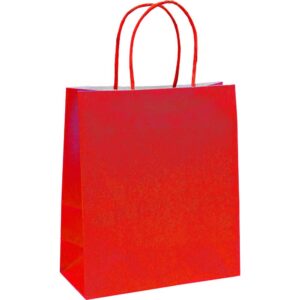 VREČKA DARILNA ECO SIMPLE RDEČA MEDIUM