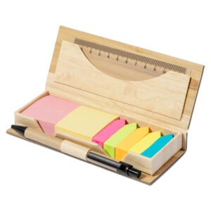 Lističi SAMOLEPILNI V BAMBUS ŠKATLICI