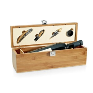 Set VINSKI ZA STEKLENICO IZ BAMBUSA Set VINSKI ZA STEKLENICO IZ BAMBUSA