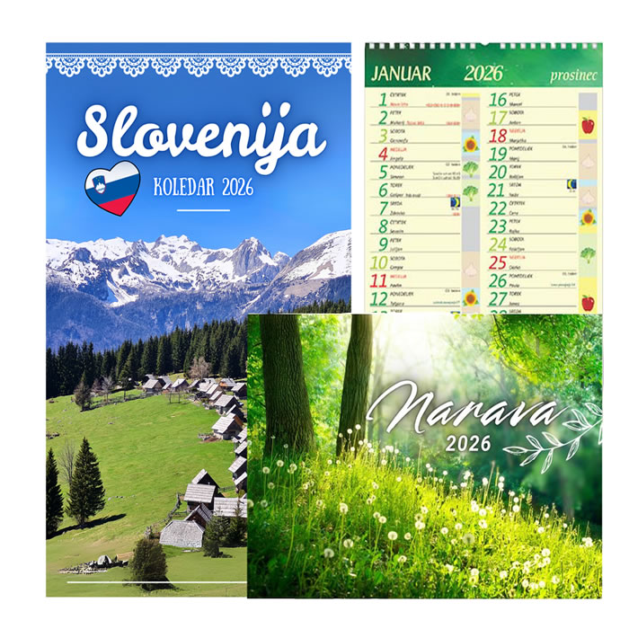 Koledarji stenski slikovni