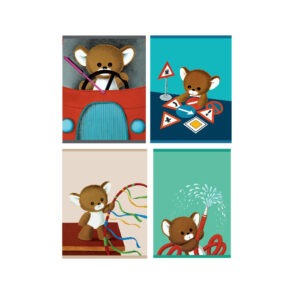 Zvezek A4 ČRTE PIKI JAKOB