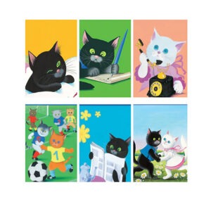 Zvezek A4 ČRTE MAČEK MURI