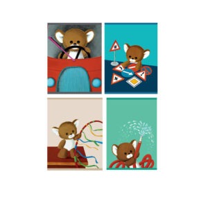 Zvezek A4 1MM ČRTE PIKI JAKOB