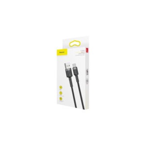 Kabel USB A-C 0,5M 3A CAFULE SIV/ČRN CATKLF-AG1