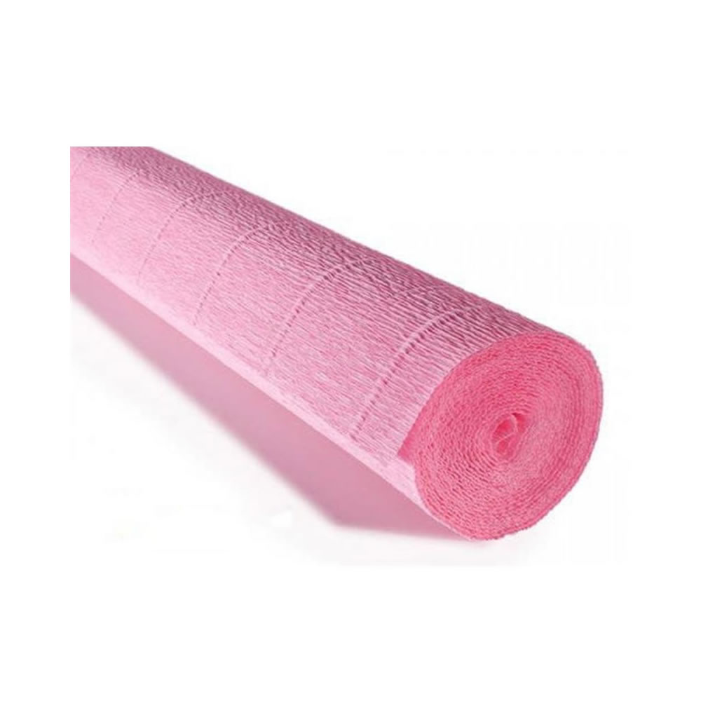 Papir KREP CVETLIČARSKI 180GR PINK 50X250CM Papir KREP CVETLIČARSKI 180GR PINK 50X250CM