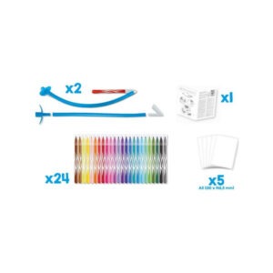 Set KREATIVNI MAPED BLOW PEN ART