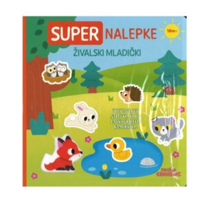 Knjiga SUPER NALEPKE, ŽIVALSKI MLADIČKI