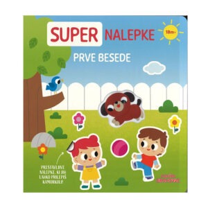 Knjiga SUPER NALEPKE, PRVE BESEDE