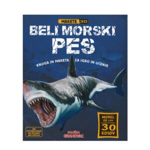 Knjiga MAKETA 3D, BELI MORSKI PES
