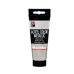 Barva AKRILNA MARABU, 100ML 082 SREBRNA
