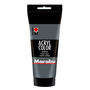 Barva AKRILNA MARABU 225ML 079 TEMNO SIVA