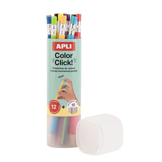 Barvice APLI COLOR CLICK 12/1 + ŠILČEK Barvice APLI COLOR CLICK 12/1 + ŠILČEK