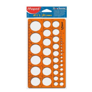 Ravnilo KROGI 1-35MM MAPED