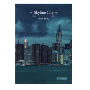 Zvezek A4 ČRTE SKYLINE CITY 80G/54L Zvezek A4 ČRTE SKYLINE CITY 80G/54L