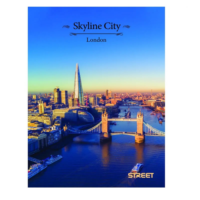 Zvezek A4 ČRTE SKYLINE CITY 80G/54L Zvezek A4 ČRTE SKYLINE CITY 80G/54L - slika 6