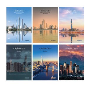 Zvezek A4 MALI KARO STREET MESTA 80G/52L