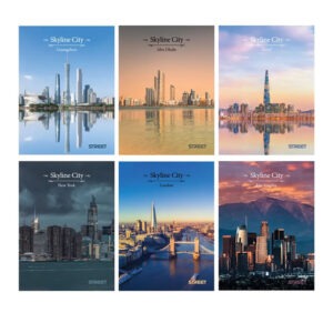 Zvezek A4 BREZ ČRT STREET SKYLINE CITY