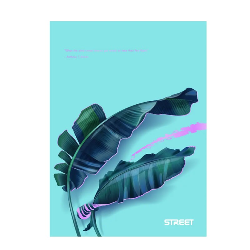 Zvezek A5 ČRTE STREET BOTANIC Zvezek A5 ČRTE STREET BOTANIC - slika 7