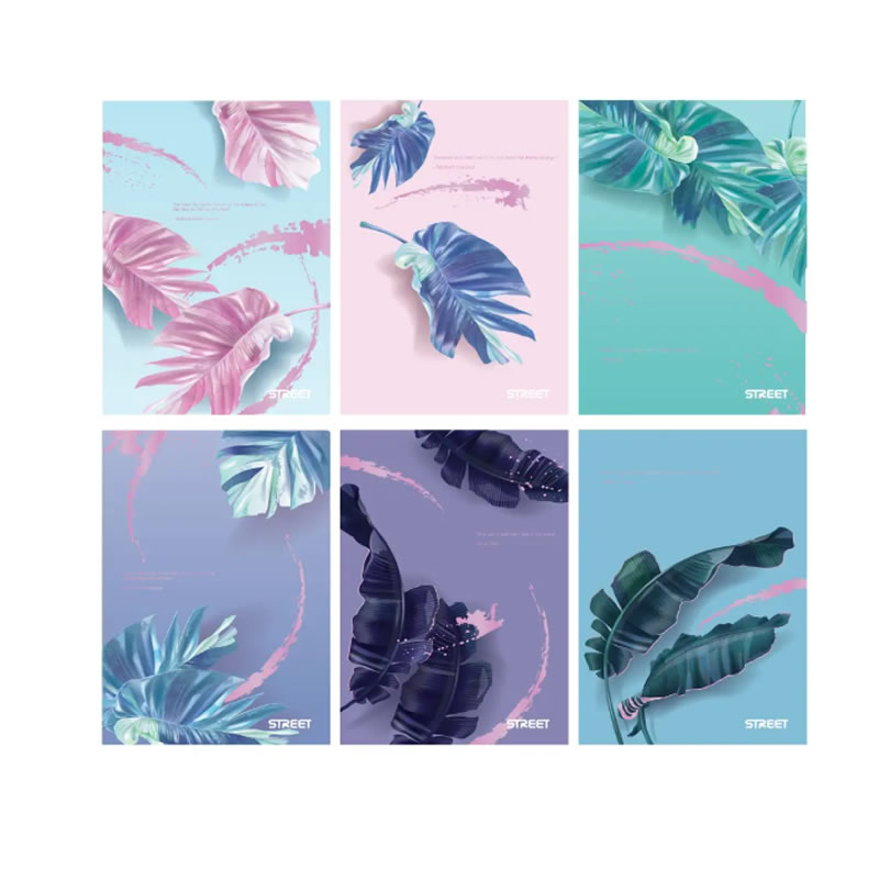 Zvezek A5 ČRTE STREET BOTANIC Zvezek A5 ČRTE STREET BOTANIC