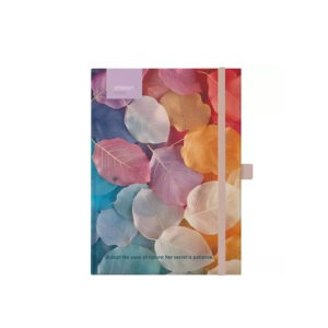 Beležka A6 Z ELASTIKO FLOWERS MEDAW 96L